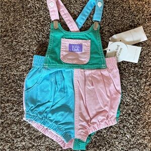 Bowie Bubble Romper - Colorblock